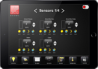 iRidium-based project (ABOUT-S Showroom). Control interface