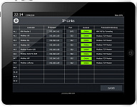 iRidium-based project (My Smarthome). Control interface